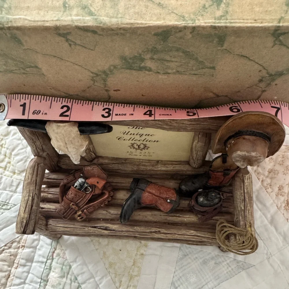 Rustic Western Decor Set with Cowboy Accessories - Picture 4 of 9